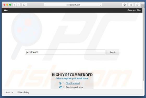 Redireccionamiento a Coolasearch.com (Mac)