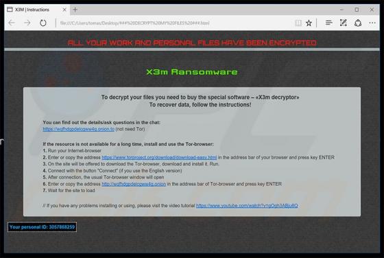 Secuestrador de equipos Cry9