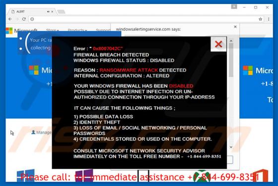 Estafa Suspicious Ransomware Activity