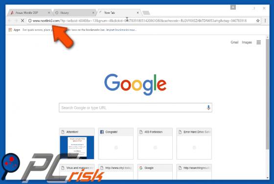 Redireccionamiento a Nextlnk.com