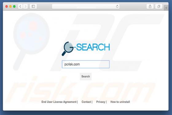 Redireccionamiento a G-search.pro (Mac)