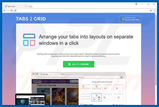 Software publicitario Tabs2Grid