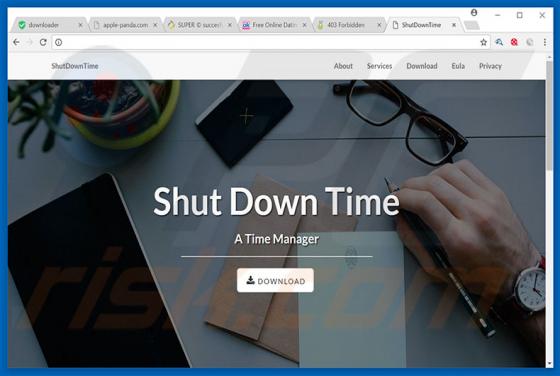 Software publicitario ShutDownTime