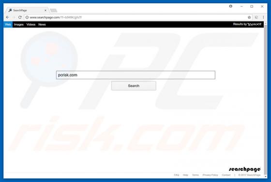 Redireccionamiento a Searchpage.com