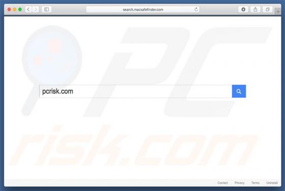 Redireccionamiento a Search.macsafefinder.com (Mac)