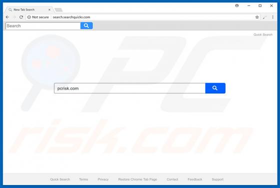 Redireccionamiento a Search.searchquicks.com
