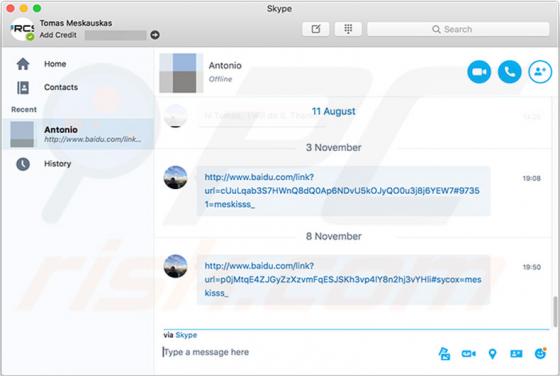 Virus de Skype