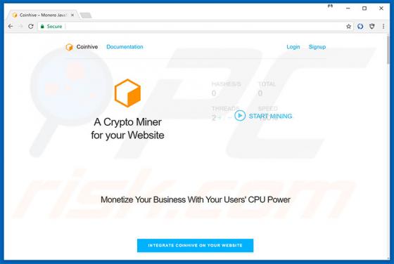 Virus Coinhive
