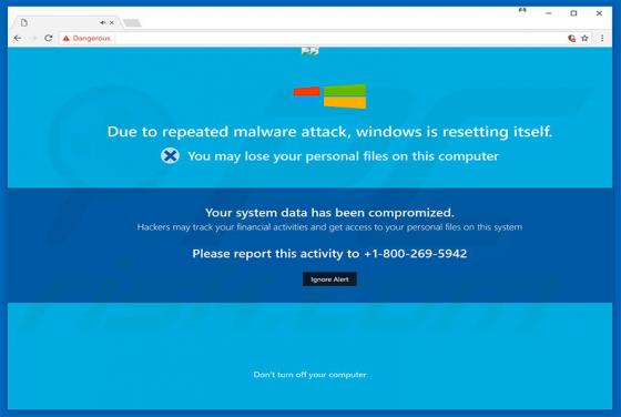 Estafa Windows Is Resetting Itself