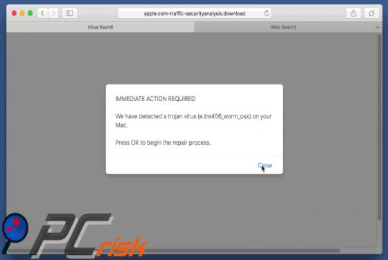 Estafa We Have Detected A Trojan Virus (Mac)