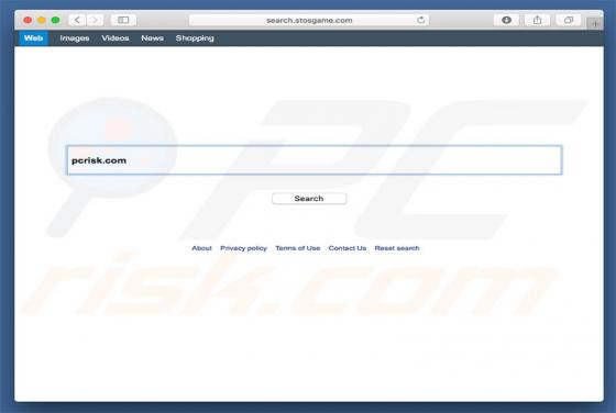 Redireccionamiento a Search.stosgame.com (Mac)