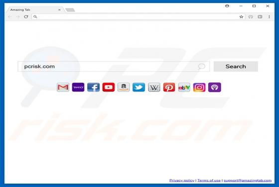 Redireccionamiento a Feed.amazingtab.com