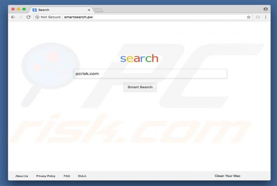 Redireccionamiento a Smartsearch.pw (Mac)