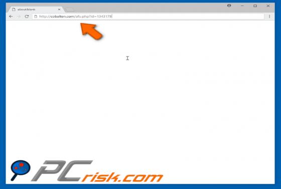 App no deseada de redireccionamiento Cobalten.com
