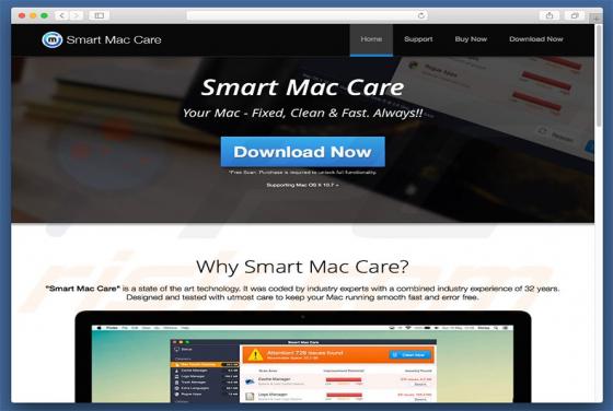 Aplicación no deseada Smart Mac Care (Mac)