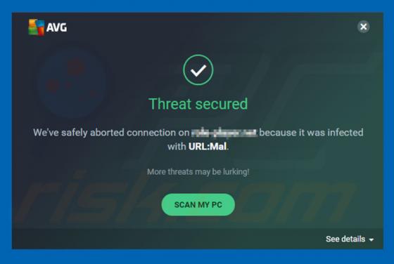 Virus URL:MAL