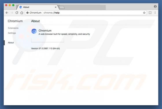Software publicitario Chromium (Mac)