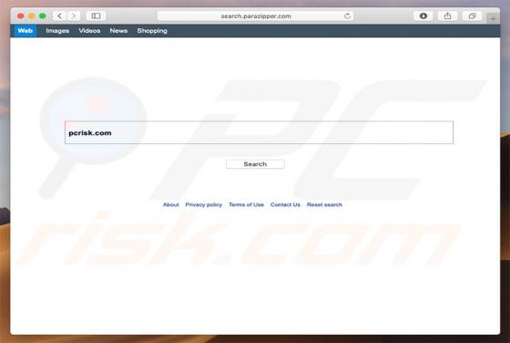 Redireccionamiento a Search.parazipper.com (Mac)