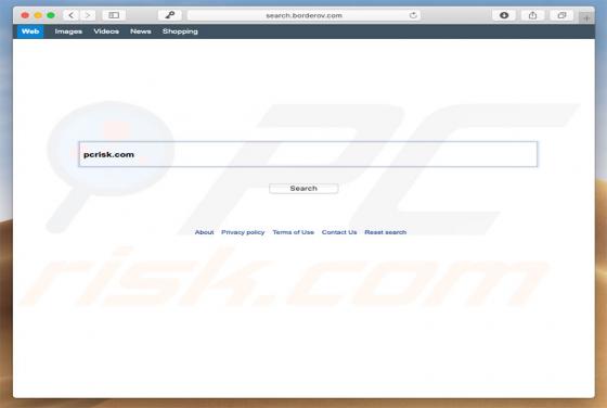 Redireccionamiento a Search.borderov.com (Mac)
