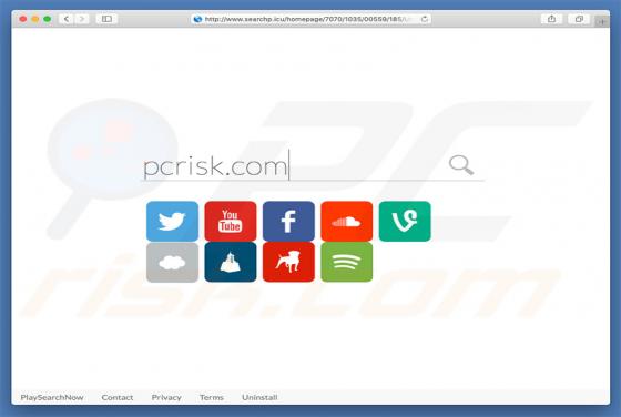 Redireccionamiento a Searchp.icu (Mac)