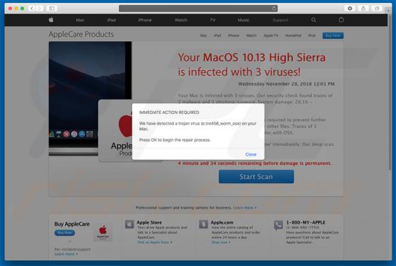 Estafa Your MacOS 10.13 High Sierra Is Infected With 3 Viruses! (Mac)