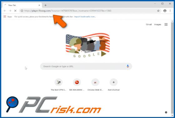 Redireccionamiento a Filezog.com