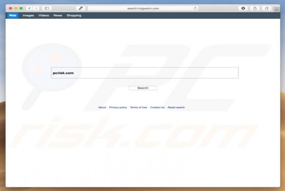 Redireccionamiento a Search.hogwarin.com (Mac)