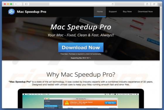 Aplicación no deseada Mac Speedup Pro (Mac)