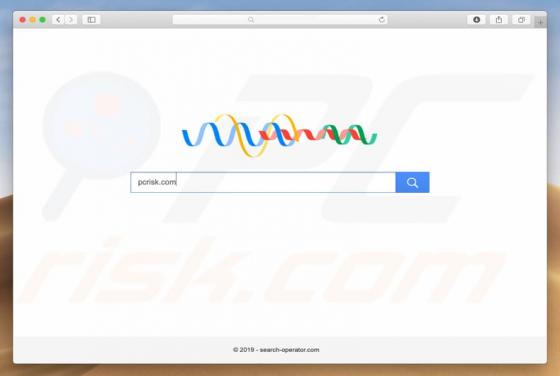 Redireccionamiento a Search-operator.com (Mac)