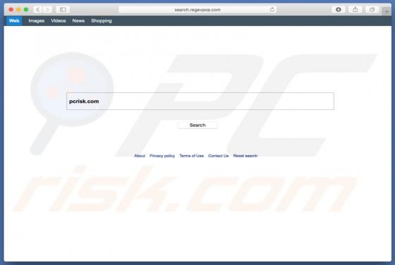 Redireccionamiento a Search.regevpop.com (Mac)