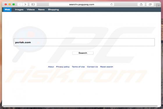 Redireccionamiento a Search.pogypog.com (Mac)