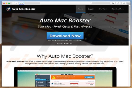 Aplicación no deseada Auto Mac Booster (Mac)
