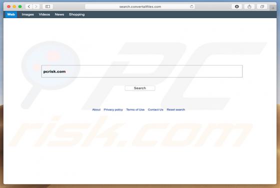 Redireccionamiento a Search.convertallfiles.com (Mac)