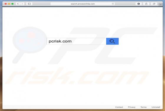 Redireccionamiento a search.prosearchtip.com (Mac)