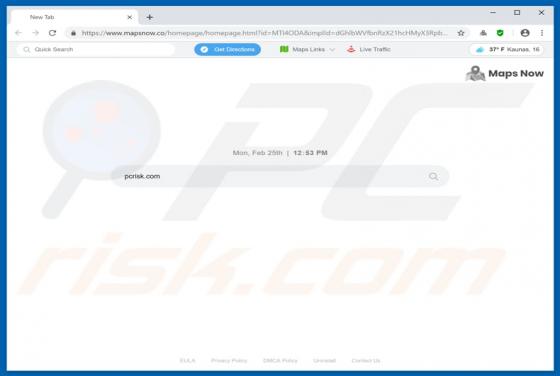 Redireccionamiento a Mapsnow.co