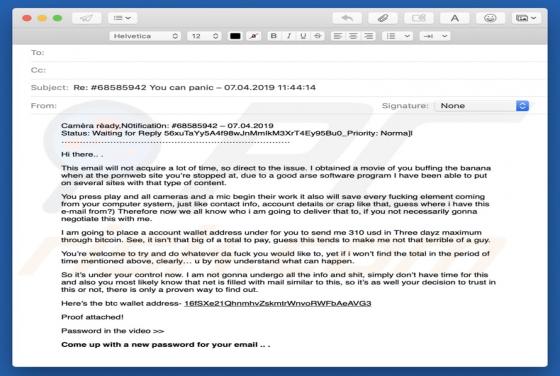 Estafa por e-mal Proof Attached
