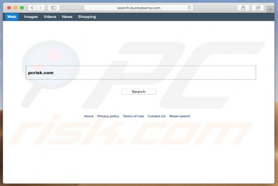 Redireccionamiento a Search.bunnybarny.com (Mac)