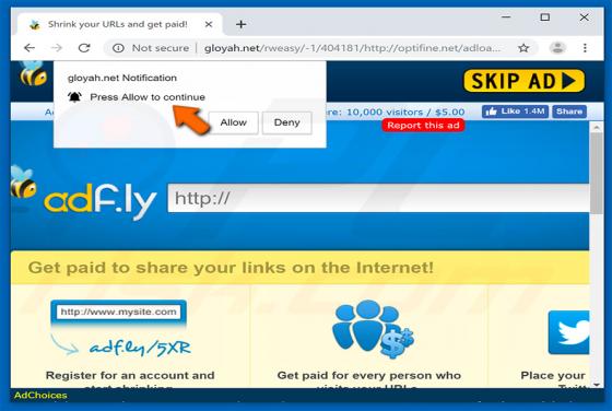 Anuncios de Adf.ly