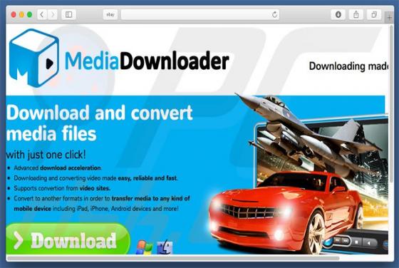Software publicitario MediaDownloader (Mac)