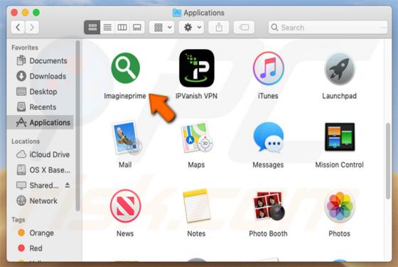 Software publicitario Imagineprime (Mac)