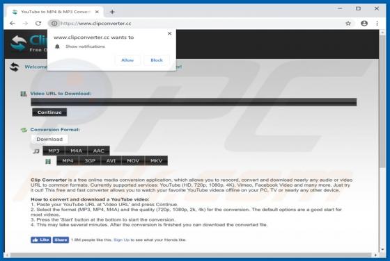Anuncios de Clipconverter.cc