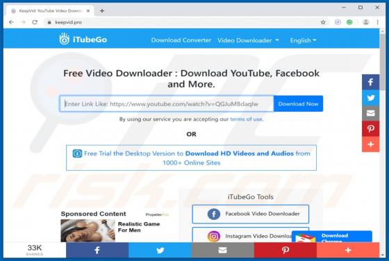 Anuncios Keepvid.pro
