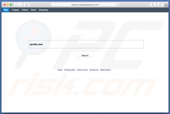 Redireccionamiento a Search.mapsglobalsearch.com (Mac)