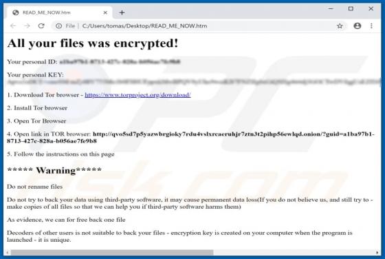 Ransomware FTCODE