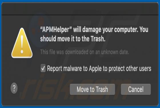 Ventana emergente * Will Damage Your Computer. You Should Move It To The Trash. (Mac)
