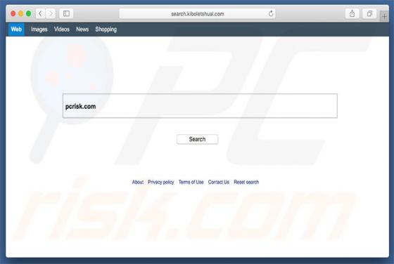 Redireccionamiento a Search.kiboletshual.com (Mac)
