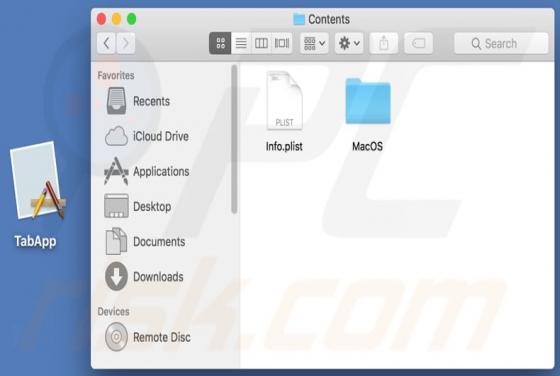 Virus TabApp (Mac)