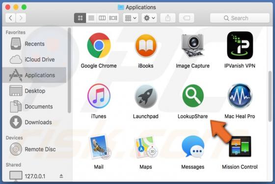 Adware LookupShare (Mac)