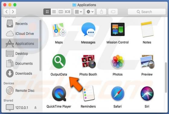 Adware OutputData (Mac)