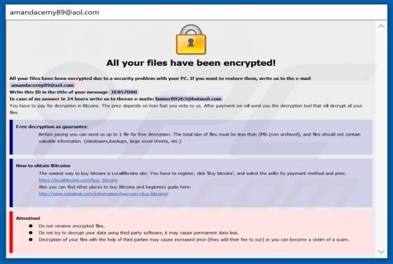 Ransomware .VIRUS